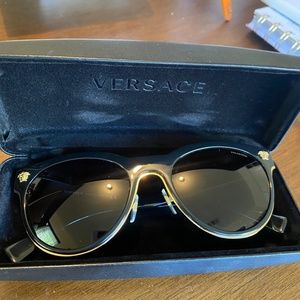 Versace Sunglasses - Black & Gold Polarized